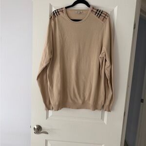 Burberry Beige Crewneck Sweater